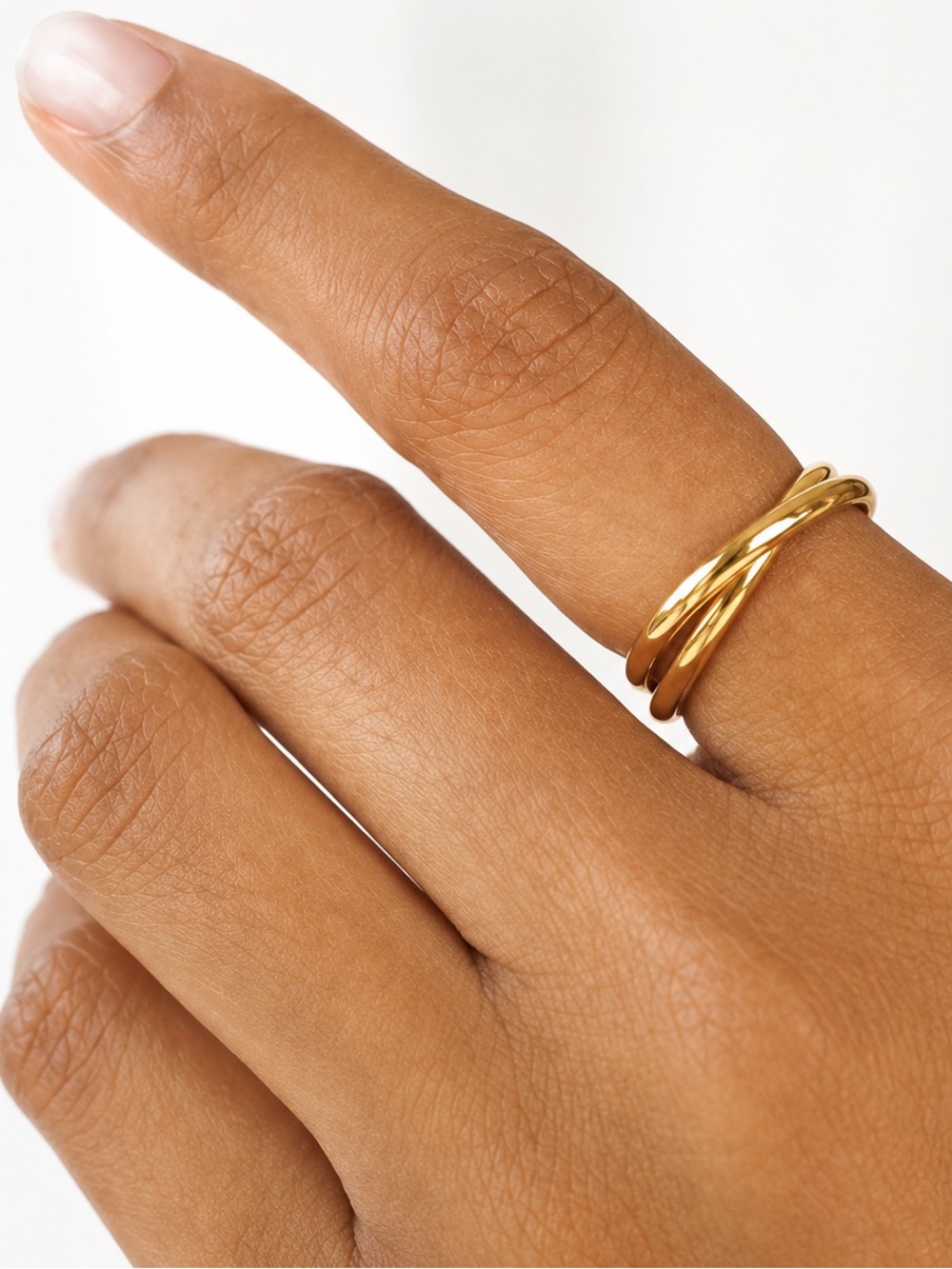 One Size gold ring